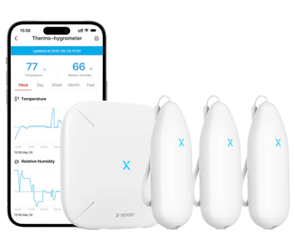 X-Sense X-Sense STH54 Set - 3 temperatuur- en vochtigheidssensoren + SBS50 hub