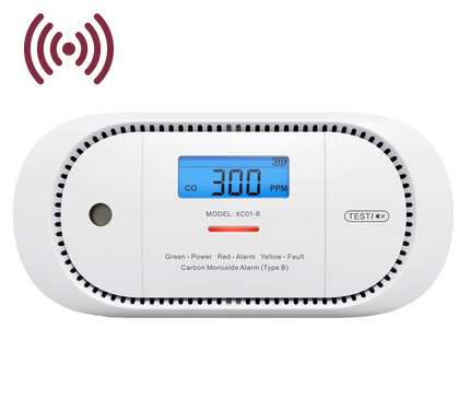 X-Sense X-Sense XC01-WR Koppelbare koolmonoxidemelder met LCD