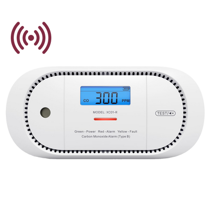 X-Sense X-Sense XC01-WR Koppelbare koolmonoxidemelder met LCD