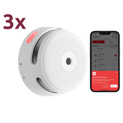 X-Sense X-Sense XS01-M 3-pack Slimme rookmelders voor SBS50
